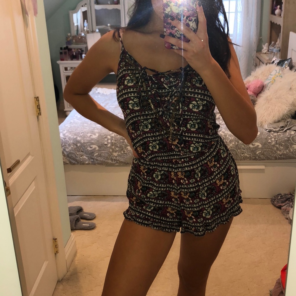 American Eagle beaded romper